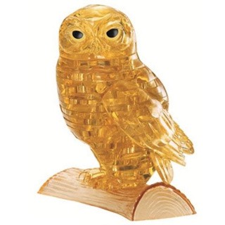 3D Головоломка «Сова янтарная», Crystal Puzzle 3D Головоломка «Сова янтарная», Crystal Puzzle