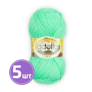 Пряжа Adelia TINA (064), мята, 5 шт. по 100 г Пряжа Adelia TINA (064), мята, 5 шт. по 100 г