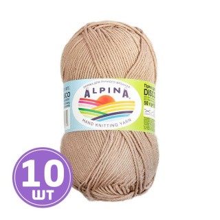 Пряжа Alpina DISCO (06), бежевый, 10 шт. по 50 г