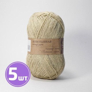 Пряжа Пехорка Конопляная (1000), конопля, 5 шт. по 50 г Пряжа Пехорка Конопляная (1000), конопля, 5 шт. по 50 г