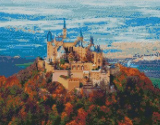 Алмазная вышивка «Вид на замок» Алмазная вышивка «Вид на замок»