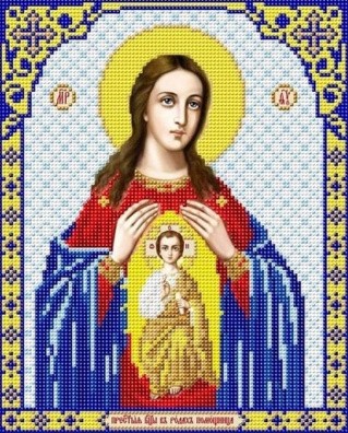 Рисунок на ткани «Помощница в родах»