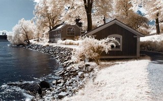 Алмазная вышивка «Снежный берег» Алмазная вышивка «Снежный берег»