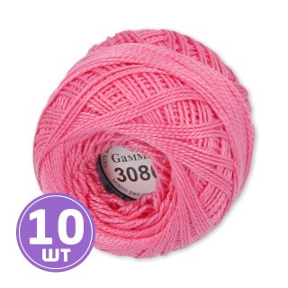 Пряжа Gamma Ирис (3080), ярко-розовый, 10 шт. по 10 г Пряжа Gamma Ирис (3080), ярко-розовый, 10 шт. по 10 г