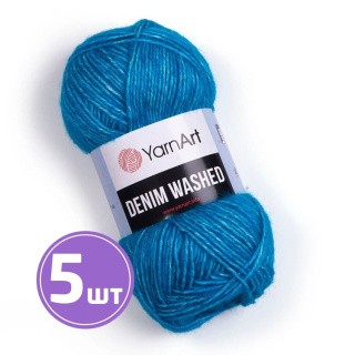 Пряжа YarnArt Denim Washed2 (911), темно-бирюзовый меланж, 5 шт. по 50 г Пряжа YarnArt Denim Washed2 (911), темно-бирюзовый меланж, 5 шт. по 50 г