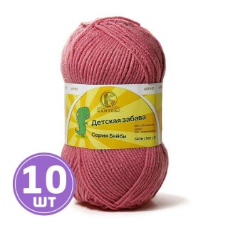 Пряжа Камтекс Детская забава (088), брусника, 10 шт. по 50 г Пряжа Камтекс Детская забава (088), брусника, 10 шт. по 50 г