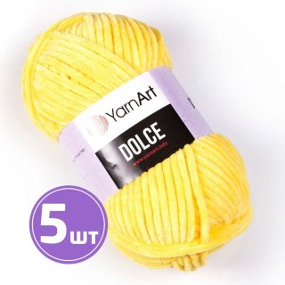 Пряжа YarnArt Dolce (761), лимон, 5 шт. по 100 г Пряжа YarnArt Dolce (761), лимон, 5 шт. по 100 г