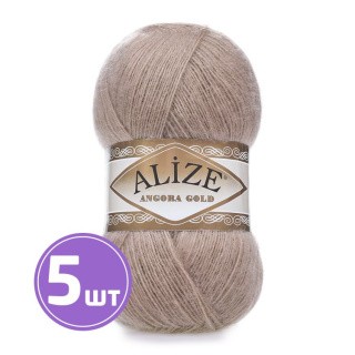Пряжа ALIZE Angora Gold (542), светлый ковыль, 5 шт. по 100 г Пряжа ALIZE Angora Gold (542), светлый ковыль, 5 шт. по 100 г