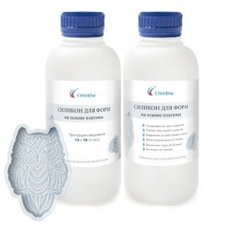 Силикон для форм на основе платины Creative Platinum 30A, 1 кг Силикон для форм на основе платины Creative Platinum 30A, 1 кг
