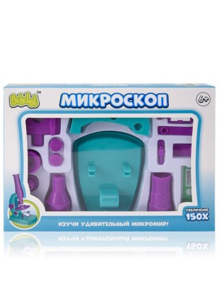 Игрушка «Микроскоп» Bebelot, 10х18 см, зум 150x