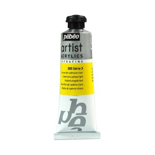 Краска акриловая Pebeo Artist Acrylics extra fine №3 (Ярко-желтый кадмий), 37 мл