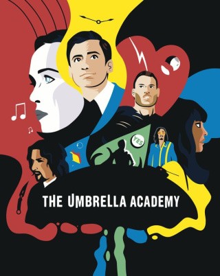 Картина по номерам «Академия Амбрелла: Постер»