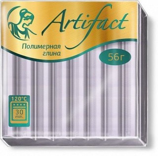 Полимерная глина Артефакт Neon, цвет: 302 белый флуоресцентный, 56 г Полимерная глина Артефакт Neon, цвет: 302 белый флуоресцентный, 56 г