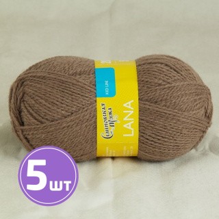 Пряжа Семеновская Lana (13378), какао 5 шт. по 50 г Пряжа Семеновская Lana (13378), какао 5 шт. по 50 г