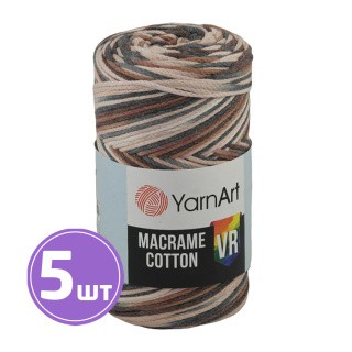 Пряжа YarnArt Macrame Cotton VR (Макраме Коттон ВР) (928), мультиколор, 5 шт. по 250 г Пряжа YarnArt Macrame Cotton VR (Макраме Коттон ВР) (928), мультиколор, 5 шт. по 250 г