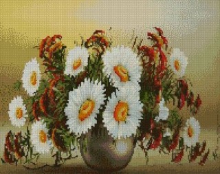 Алмазная вышивка «Ромашки»