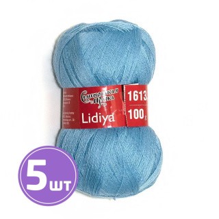Пряжа Семеновская Lidiya (3), голубой 5 шт. по 100 г Пряжа Семеновская Lidiya (3), голубой 5 шт. по 100 г