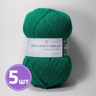 Пряжа Пехорка Перспективная (335), изумруд, 5 шт. по 100 г Пряжа Пехорка Перспективная (335), изумруд, 5 шт. по 100 г