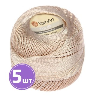 Пряжа YarnArt TULIP (405), речной песок, 5 шт. по 50 г Пряжа YarnArt TULIP (405), речной песок, 5 шт. по 50 г