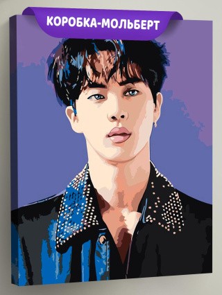 Картина по номерам «Корейская K-POP группа BTS Джин»