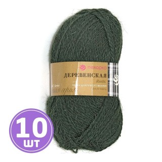 Пряжа Пехорка Деревенская (381), лавр, 10 шт. по 100 г Пряжа Пехорка Деревенская (381), лавр, 10 шт. по 100 г