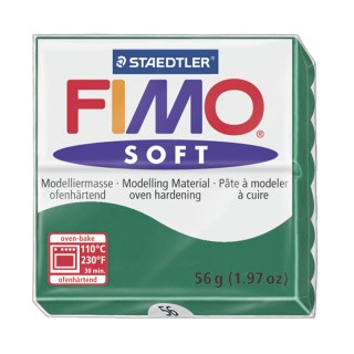 Полимерная глина FIMO Soft, цвет: изумруд, 57 г