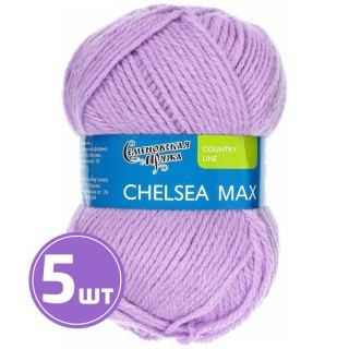 Пряжа Семеновская Chelsea MAX (70065), сиреневые дали 5 шт. по 100 г Пряжа Семеновская Chelsea MAX (70065), сиреневые дали 5 шт. по 100 г