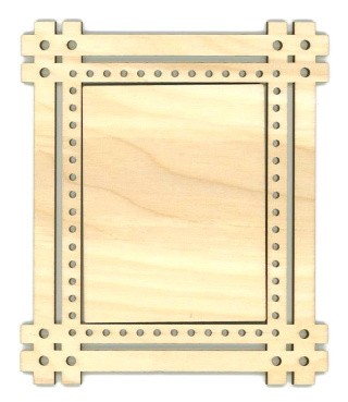 Рамка «Перекрестие», средняя, ажурная, 14x18 см