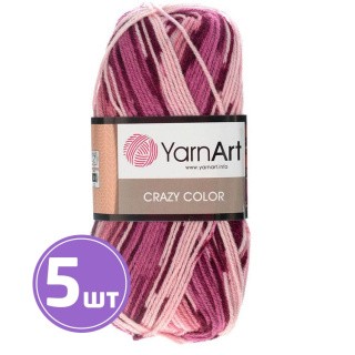 Пряжа YarnArt Crazy Color (136), мультиколор, 5 шт. по 100 г