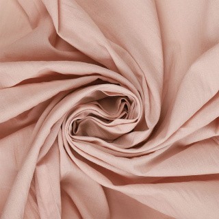 Ткань Хлопок крэш, 5 м х 150 см, 90 г/м², цвет: пудро-розовый, TBY