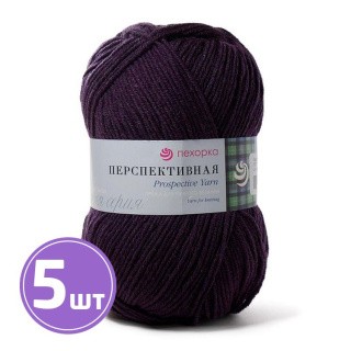 Пряжа Пехорка Перспективная (1057), темная ежевика, 5 шт. по 100 г Пряжа Пехорка Перспективная (1057), темная ежевика, 5 шт. по 100 г