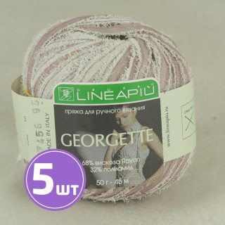 Пряжа LineaPIU GEORGETTE (27456), мультиколор, 5 шт. по 50 г