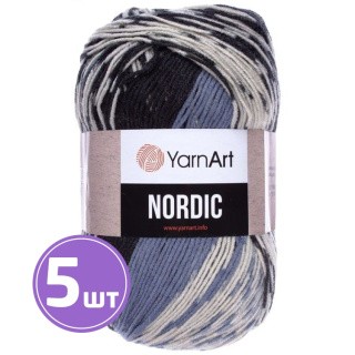 Пряжа YarnArt Nordic (650), мультиколор, 5 шт. по 150 г Пряжа YarnArt Nordic (650), мультиколор, 5 шт. по 150 г