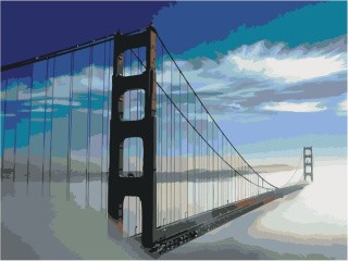 Картина по номерам «Мост в облака»