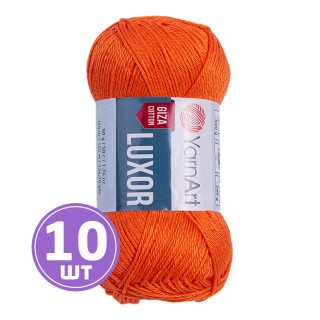Пряжа YarnArt Luxor (Луксор гиза коттон) (1223), яркий абрикос, 10 шт. по 50 г Пряжа YarnArt Luxor (Луксор гиза коттон) (1223), яркий абрикос, 10 шт. по 50 г