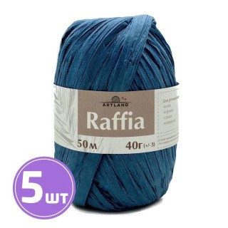 Пряжа ARTLAND Raffia (19), джинс, 5 шт. по 40 г