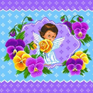 Рисунок на ткани «Сюрприз ангела»