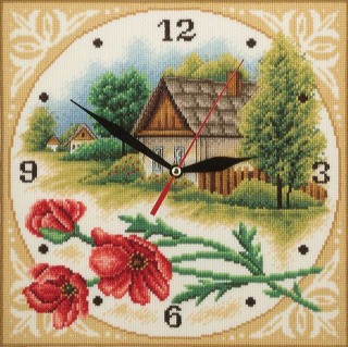 Набор для вышивания «Часы. Домик»
