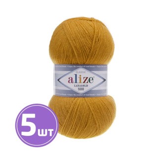 Пряжа ALIZE LanaGold 800 (645), золото, 5 шт. по 100 г Пряжа ALIZE LanaGold 800 (645), золото, 5 шт. по 100 г