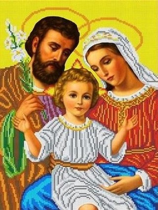 Рисунок на ткани «Святое семейство»