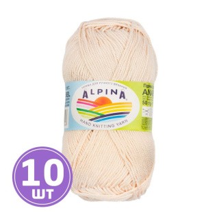 Пряжа Alpina ANABEL (005), бежево-розовый, 10 шт. по 50 г Пряжа Alpina ANABEL (005), бежево-розовый, 10 шт. по 50 г