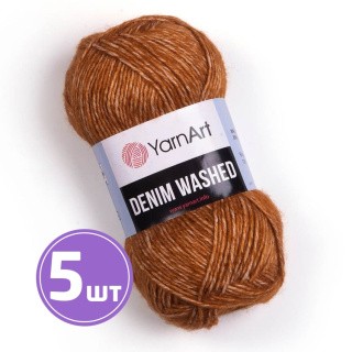 Пряжа YarnArt Denim Washed1 (916), коричневый меланж, 5 шт. по 50 г Пряжа YarnArt Denim Washed1 (916), коричневый меланж, 5 шт. по 50 г