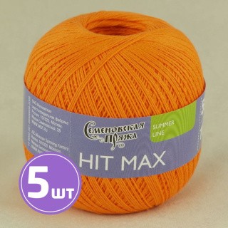 Пряжа Семеновская HIT max (30154), абрикос 5 шт. по 100 г Пряжа Семеновская HIT max (30154), абрикос 5 шт. по 100 г