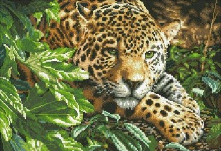 Алмазная вышивка «Ягуар» Алмазная вышивка «Ягуар»