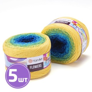 Пряжа YarnArt Flowers (304), мультиколор, 5 шт. по 200 г Пряжа YarnArt Flowers (304), мультиколор, 5 шт. по 200 г