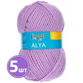 Пряжа Семеновская Alya (70065), сиреневые дали, 5 шт. по 100 г Пряжа Семеновская Alya (70065), сиреневые дали, 5 шт. по 100 г
