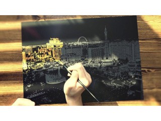 Скретч-картина «Лас-Вегас»