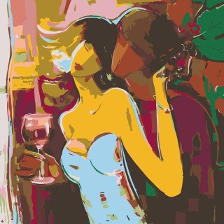 Картина по номерам «Объяснение» Картина по номерам «Объяснение»