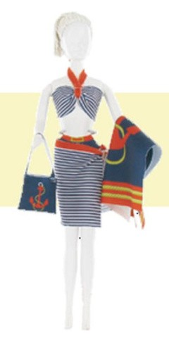Набор для шитья «Одежда для кукол Nancy Marine №2»