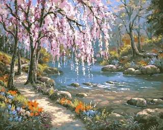 Картина по номерам «Безмятежность в цвету» Картина по номерам «Безмятежность в цвету»